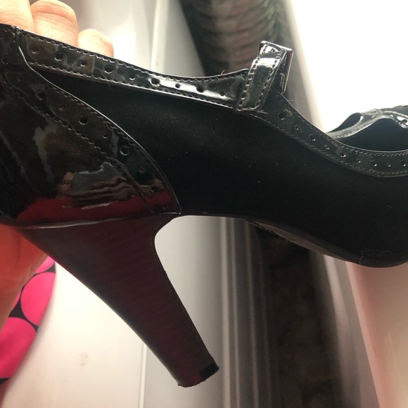 DexFlex black babydoll heels - Picture 5 of 7